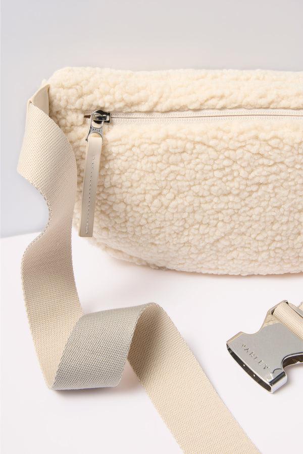 Everve Kansa Sherpa Belt Bag Ivory