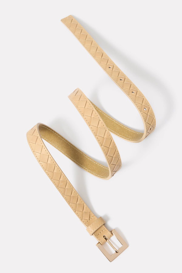 everve Keaton Skinny Belt Natural