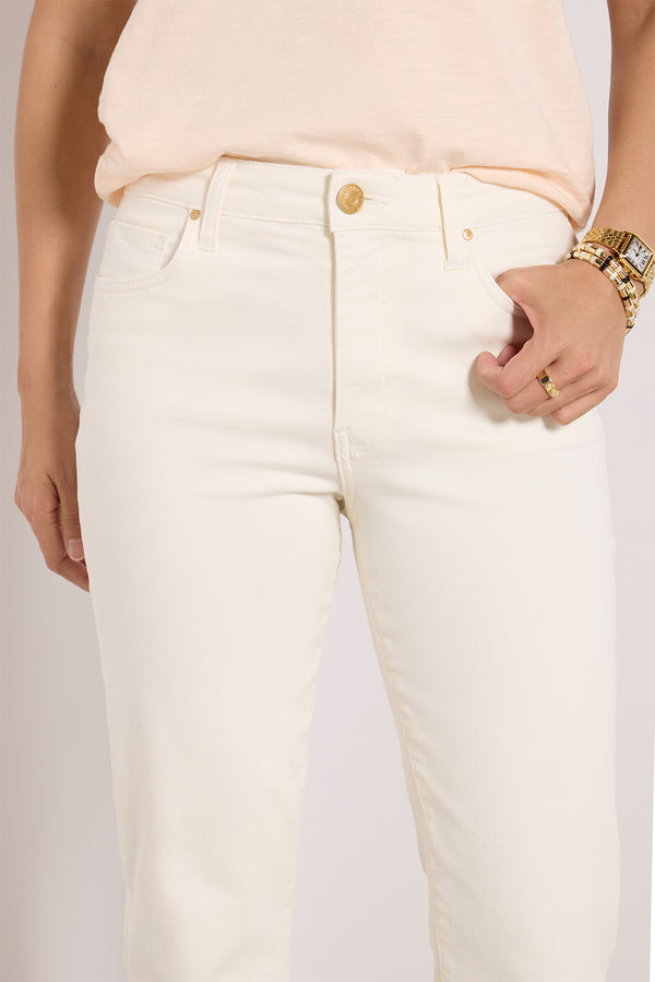 Everve Kelsey Ankle Flare Ecru