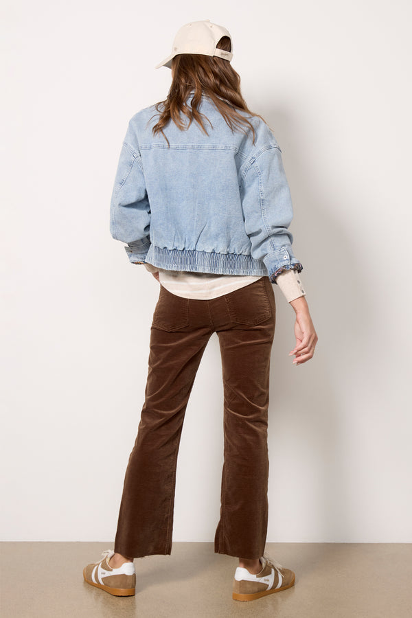 Everve Kelsey Crop Boot Brown