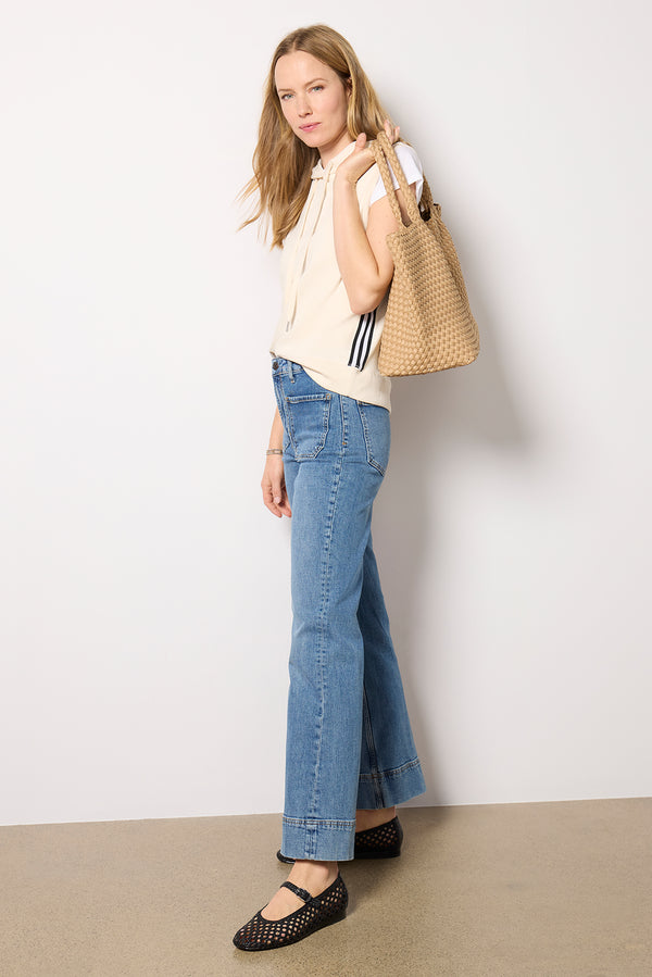 Everve Kennedy Sleeveless Sweatshirt Bone