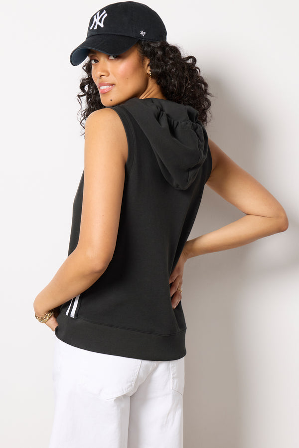 Everve Kennedy Sleeveless Sweatshirt Washedblack