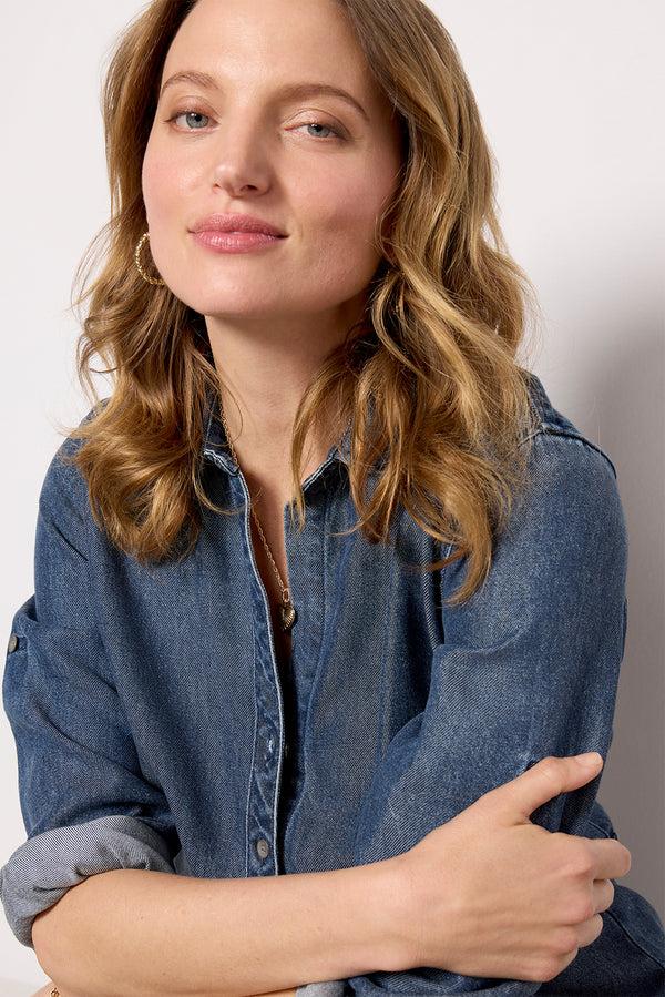 Everve L/S Belted Duster Horizonwash