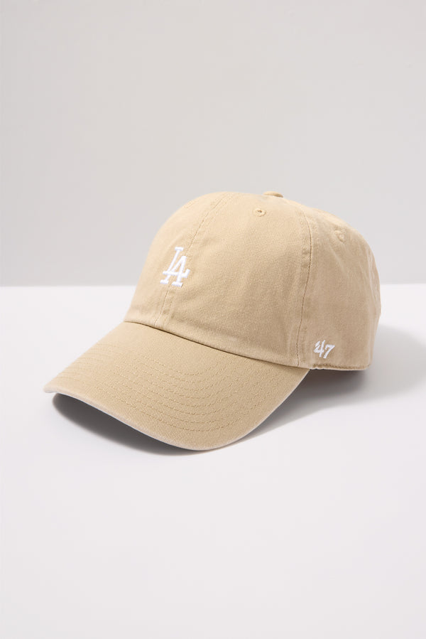 Everve LA Base Runner Baseball Hat Khaki