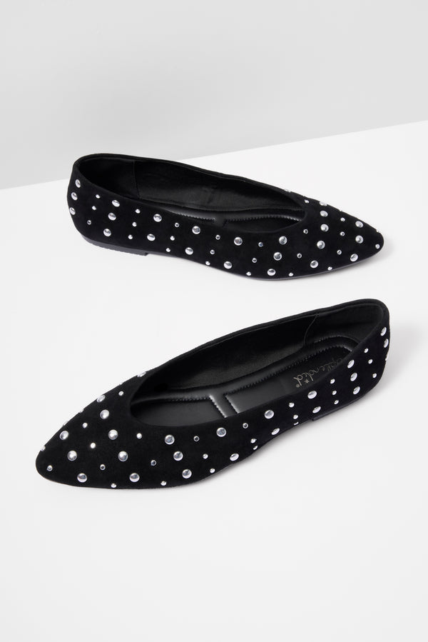 everve La Touche Studed Flat Black