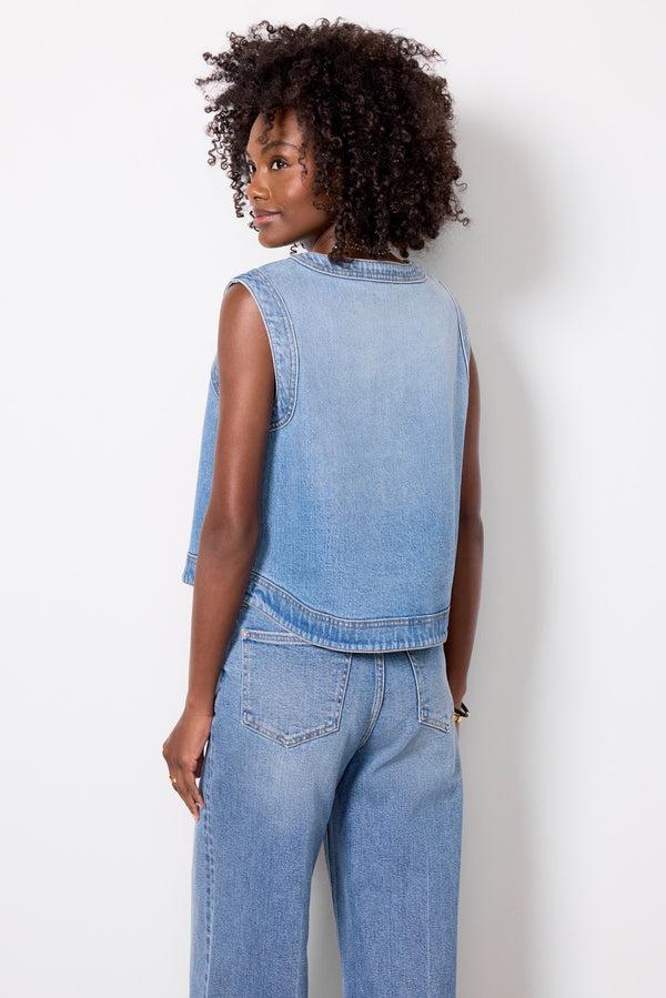 Everve Lainey Denim Shell Denimblue