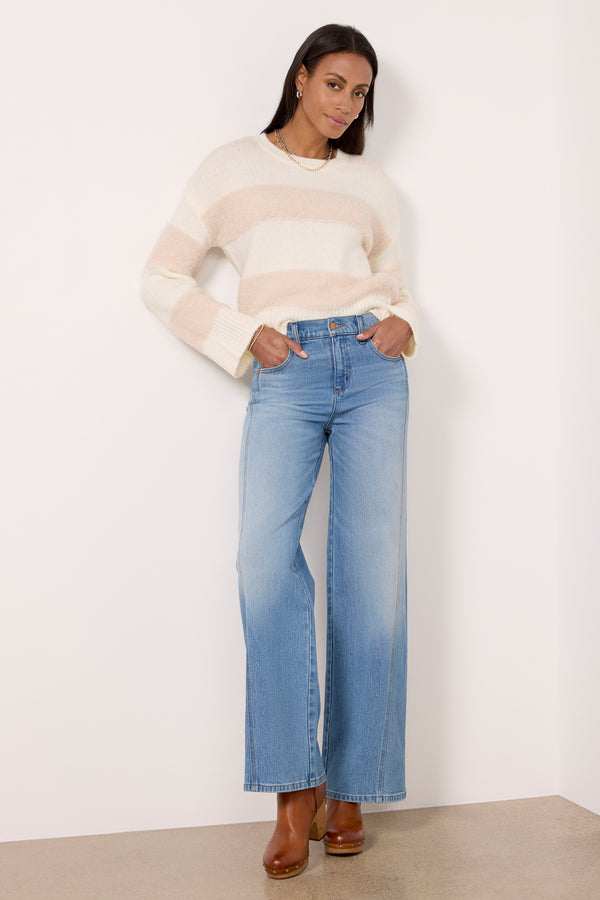 Everve Lainey Pullover Creamstripe