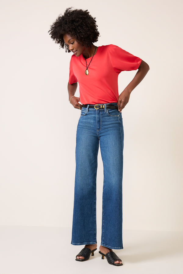 everve Lainey Scuba Short Sleeve Red