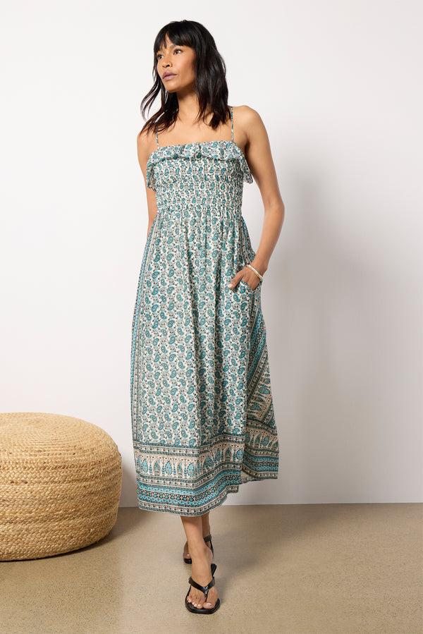 everve Larkin Dress Bluebay