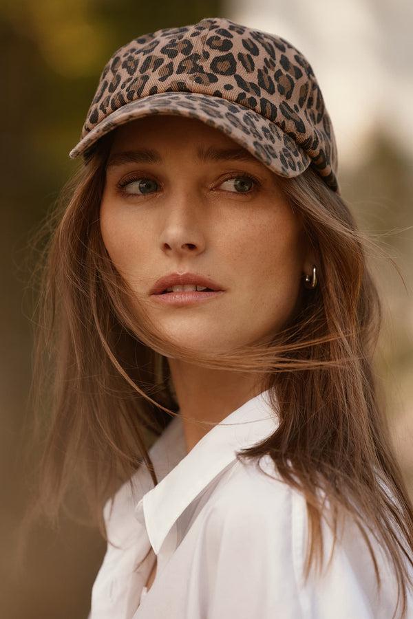 Everve Layne Leopard Baseball Hat Leopard