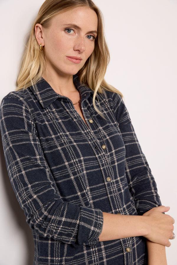 Everve Legend Sweater Dress Dakotaplaid