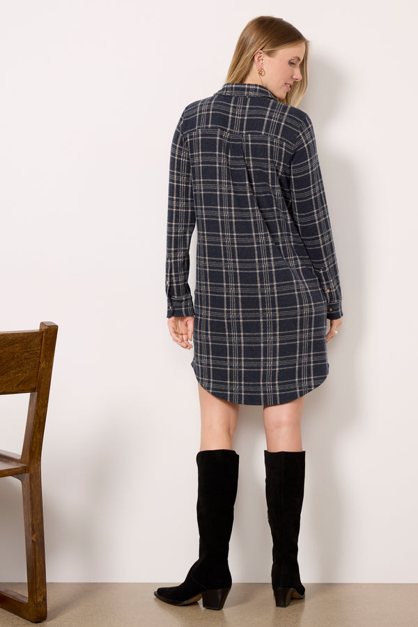 Everve Legend Sweater Dress Dakotaplaid