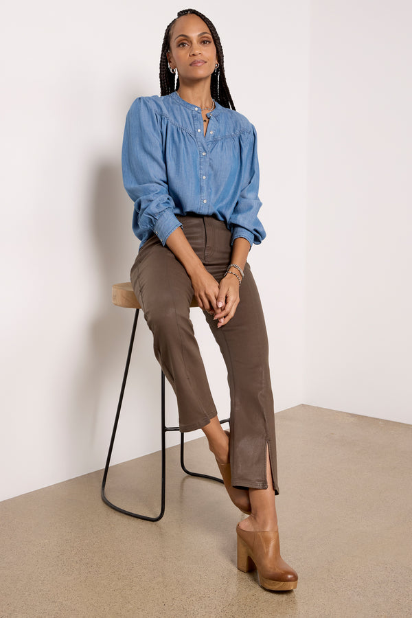 everve Lennon with Slit Pant Coatedpalms