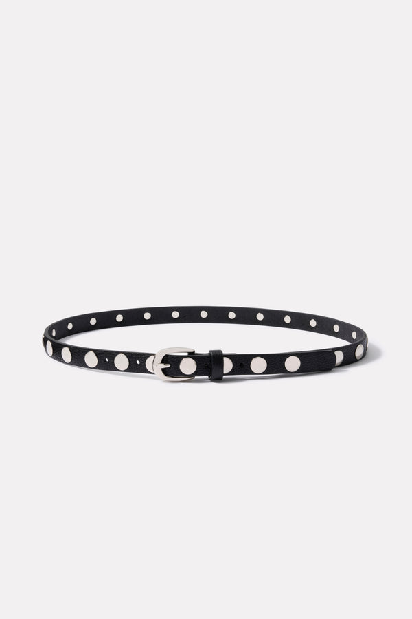 everve Lennox Studded Belt Black/Silver