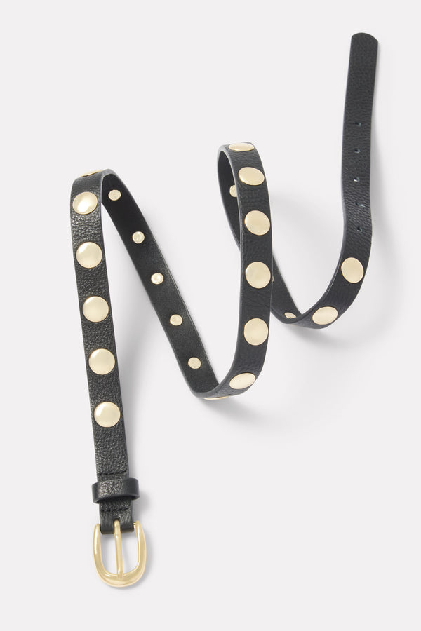 everve Lennox Studded Belt Black