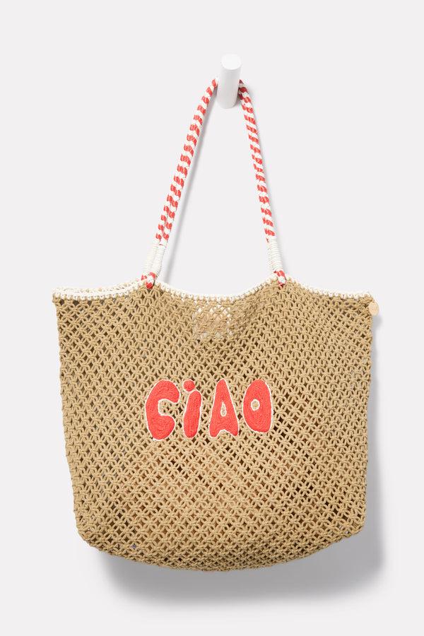 everve Lete Tote Tan/Poppyciao