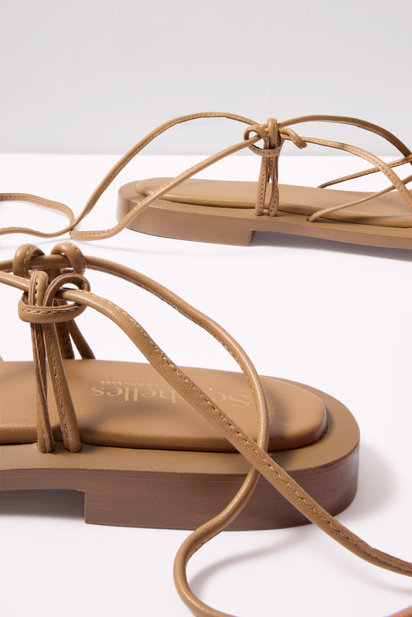 Everve Lilac Two Sandal Tan