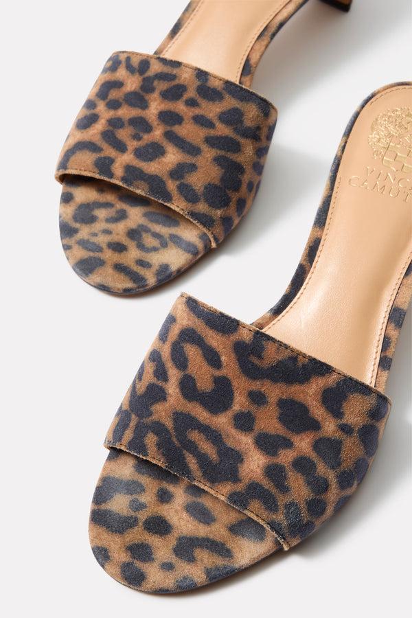 Everve Linanna Leopard Heel Blacknat