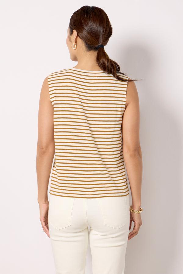 Everve Lincoln Muscle Tank Bronze/Linen