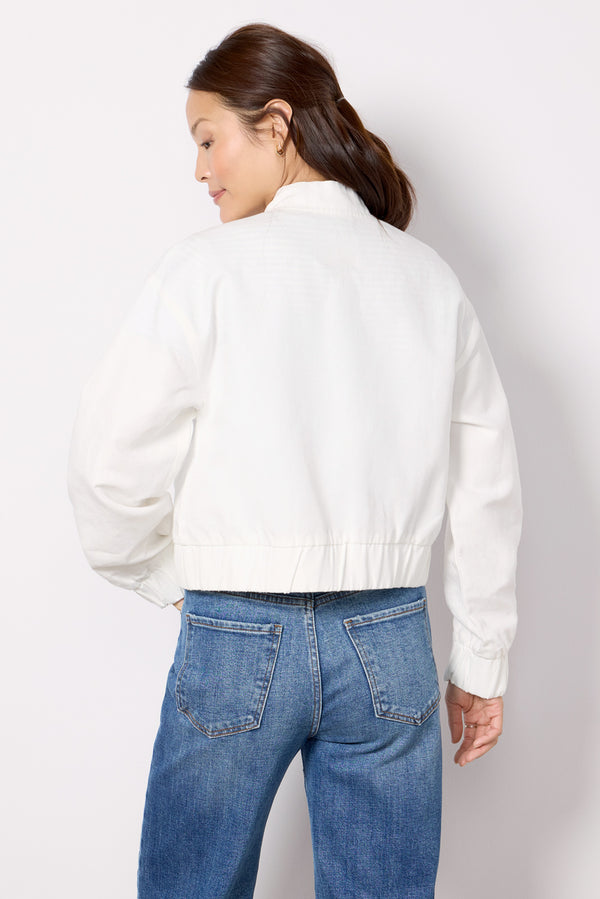 Everve Linen Bomber Chalk