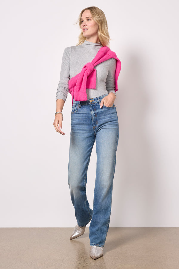 Everve Lira Top Classicheathergrey