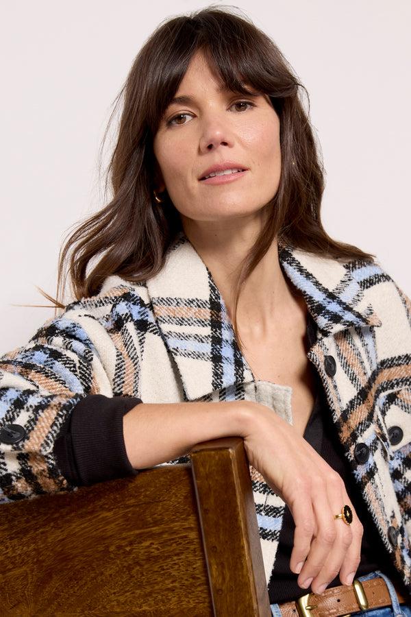 Everve Liv Jacket Skyplaid