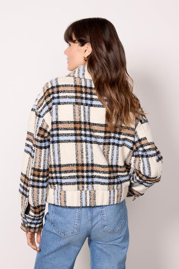 Everve Liv Jacket Skyplaid