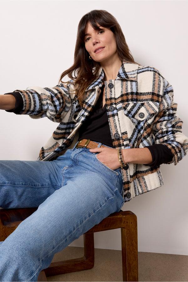 everve Liv Jacket Skyplaid