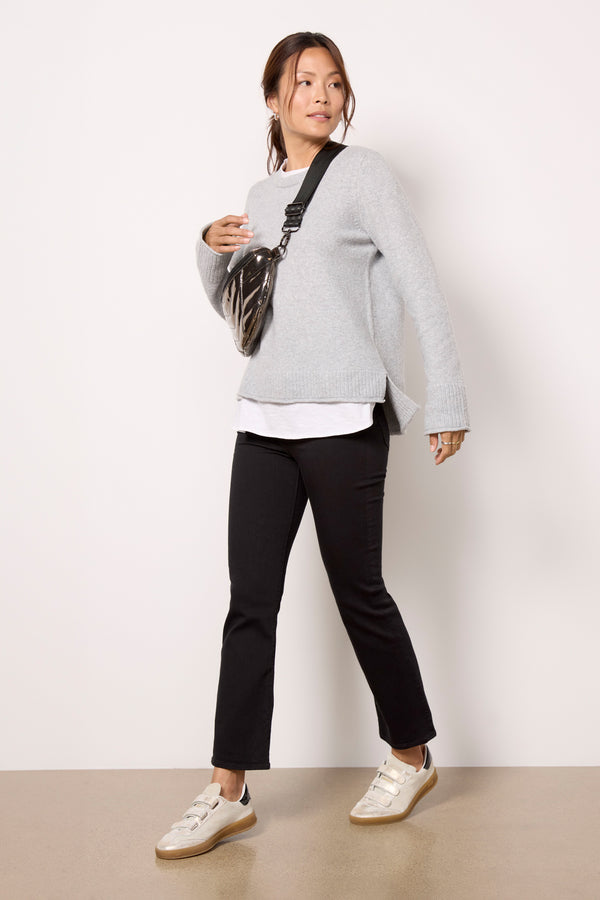 Everve Lizzy Two-fer Pullover Lightgrey