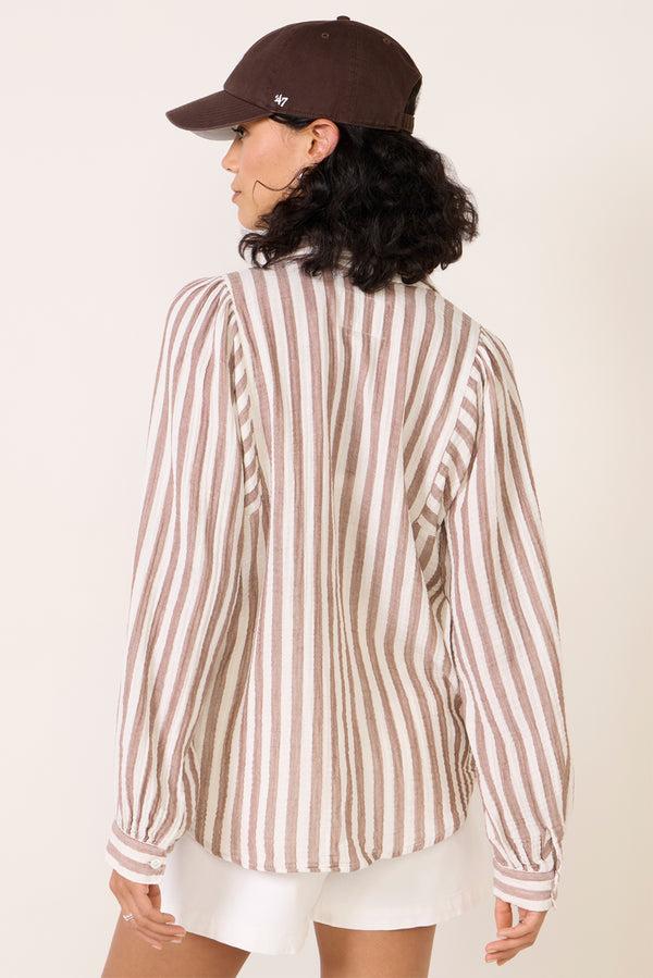 Everve Lo Button Down Shirt Milosstripe