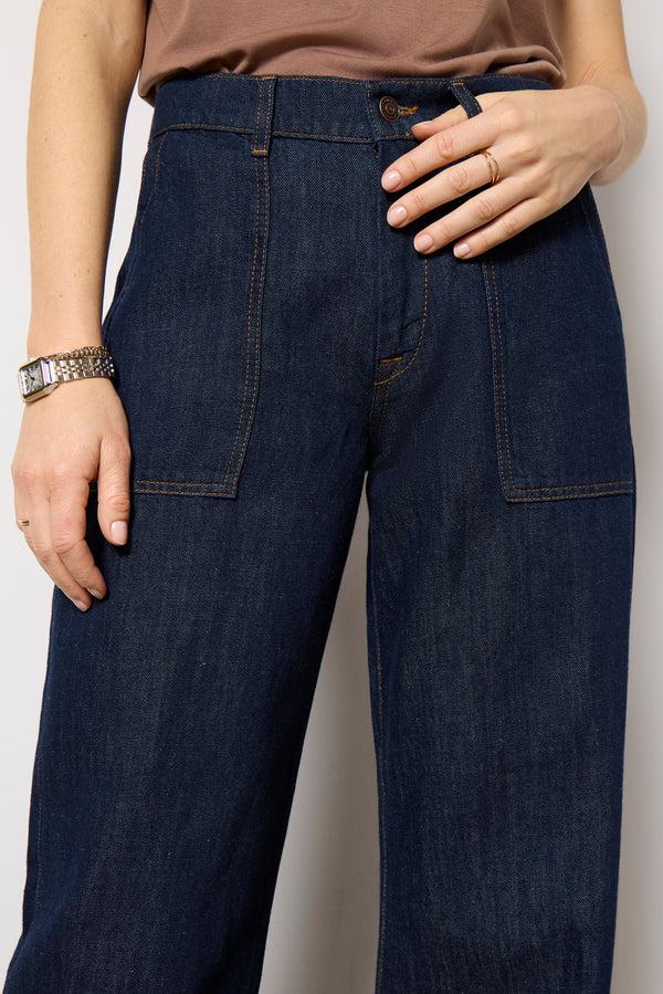 Everve Lotta Trouser Blueberry