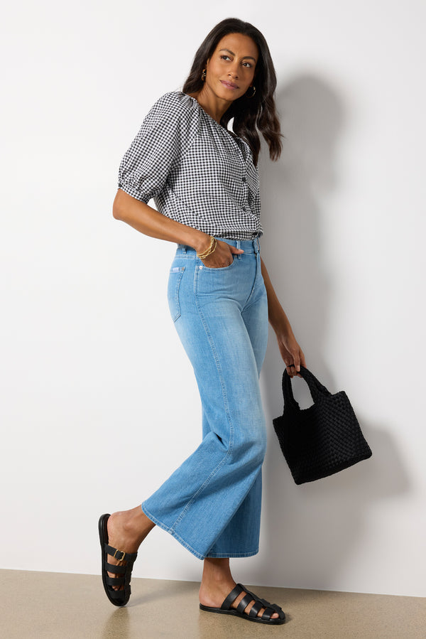 everve Lotta Wide Leg Crop Charleston