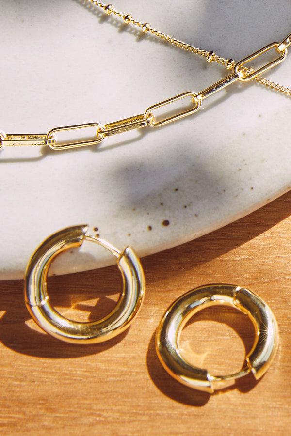 Everve Lou Hoops Gold
