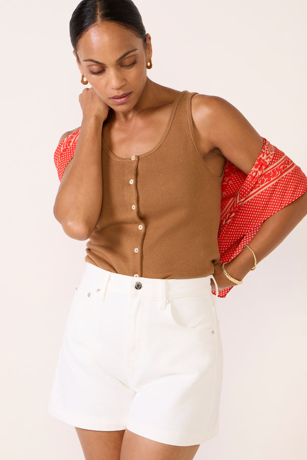 Everve Louisa Vest Mochaccino