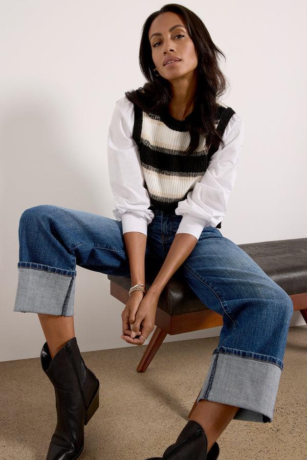 everve Lucy Two-Fer White/Black