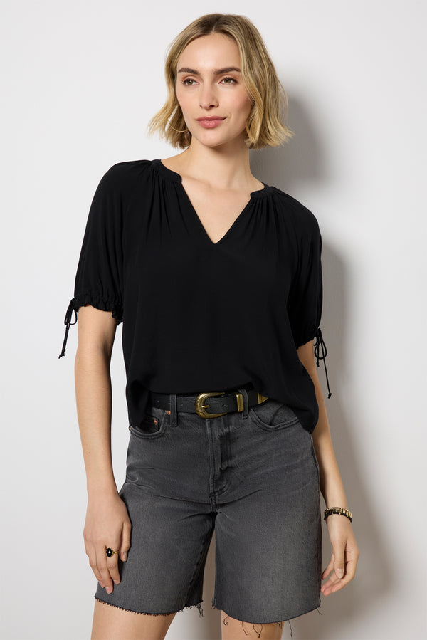Everve Luna Blouse Black