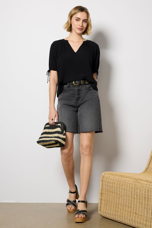 everve Luna Blouse Black