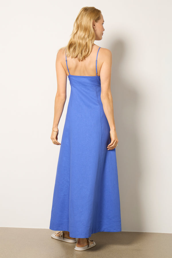 Everve Luna Maxi Dress Blue
