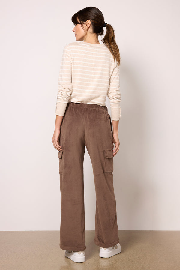 Everve LuxeChic Cargo Pant Java