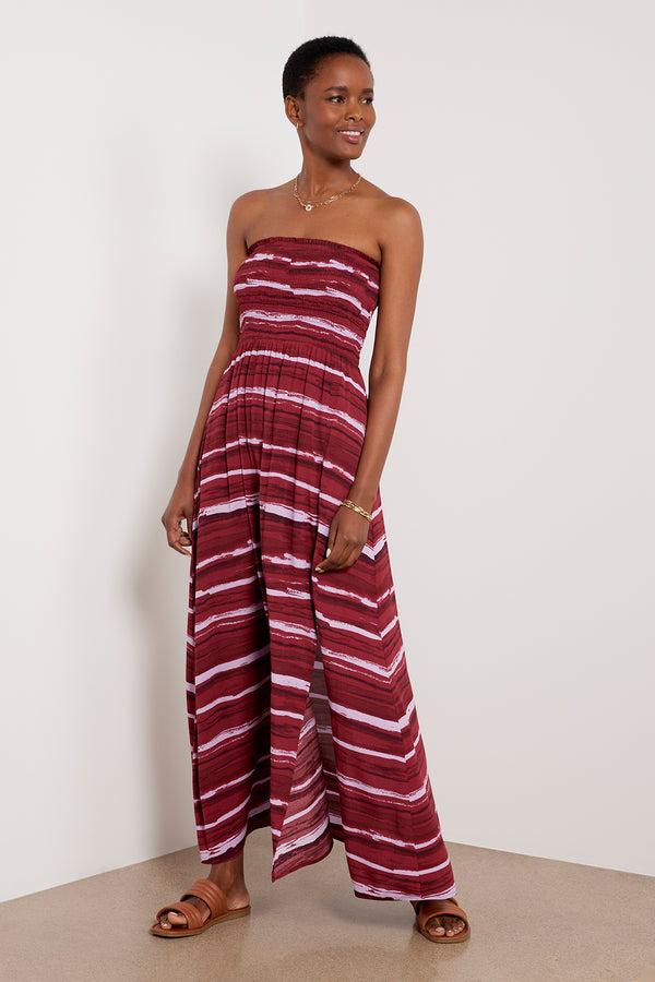 everve Lydia Strapless Dress Multi