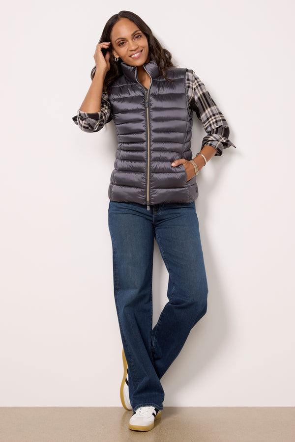Everve Lynn Vest Ebonygrey