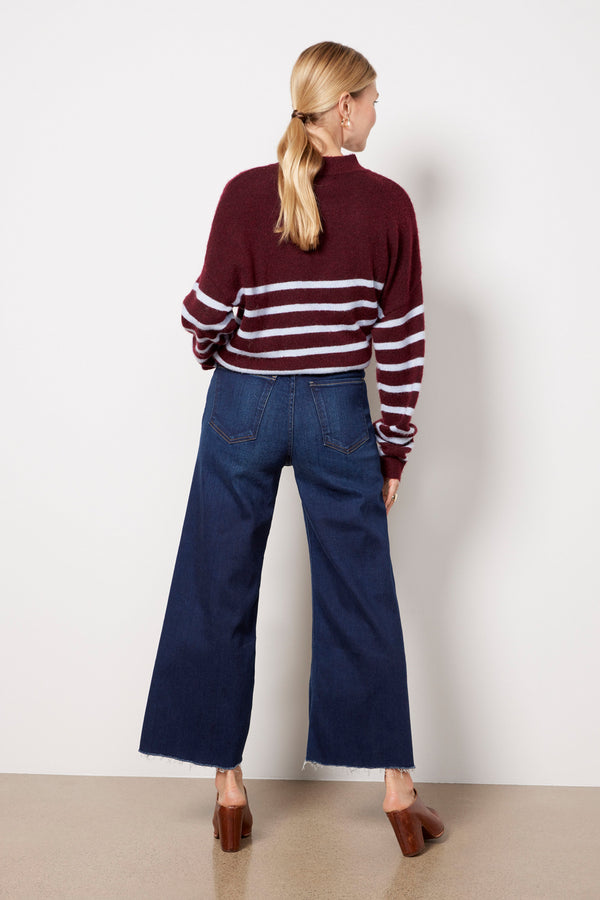 Everve Lyra Wide Leg Crop Lotus