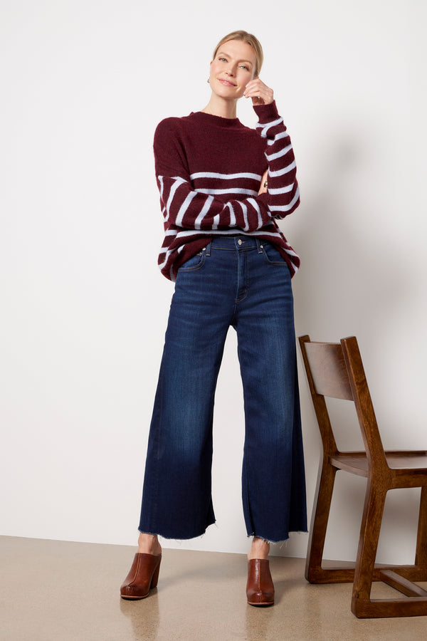 everve Lyra Wide Leg Crop Lotus