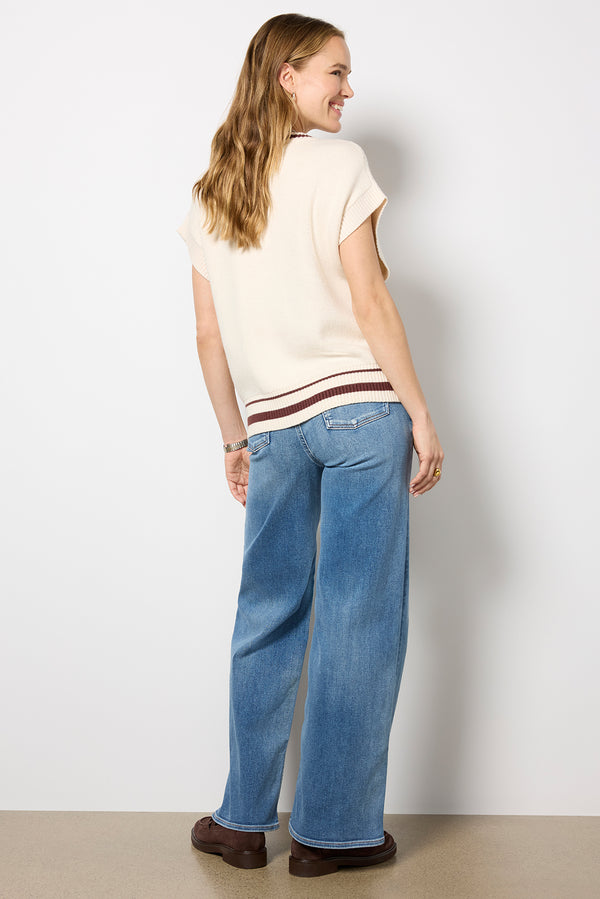 Everve Lyra Wide Leg Jean 32` Cooper