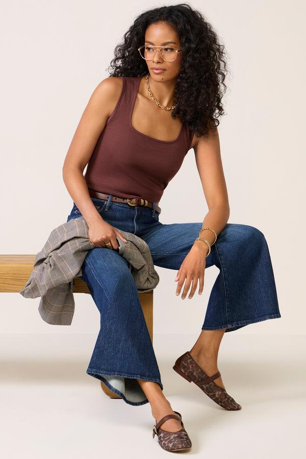 everve Maccoy Ultra Rib Tank Espresso