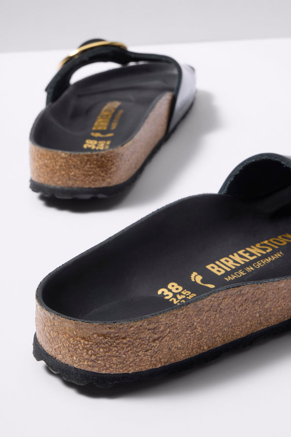 Everve Madrid Big Buckle High Shine Black