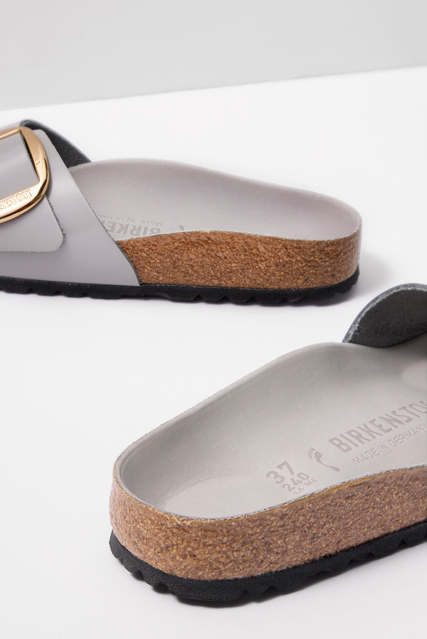 Everve Madrid Big Buckle High Shine Stonecoin