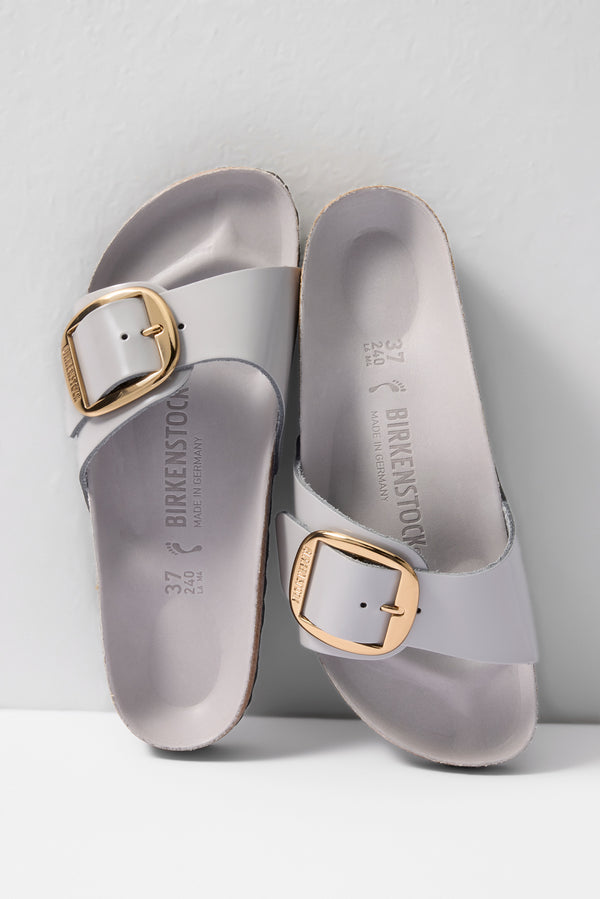 everve Madrid Big Buckle High Shine Stonecoin