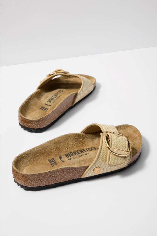 Everve Madrid Big Buckle Raffia Natural