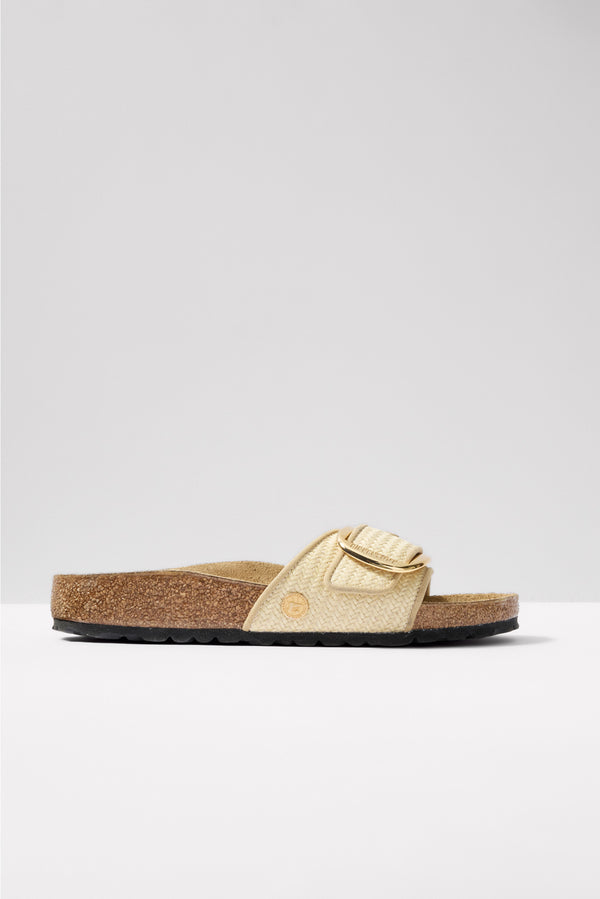 Everve Madrid Big Buckle Raffia Natural